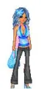 mimi the blue girl