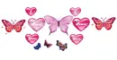 Floating hearts