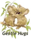 Gentle Hugs Cute Koalas