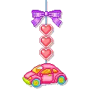 pink car