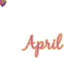 april, floating butterfly