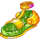 Green Shoe With Wings