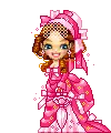 Pink princess animated doll 