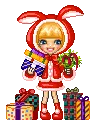Christmas Bunny Girl