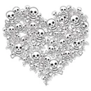 skull heart