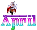 April - Dancing Ladybug