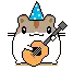 ham playing guitar