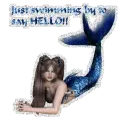 Just swimming by to say HELLO!!