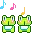 2 singing frogs