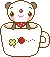 bear in a cup
