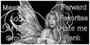 fairy elf white black