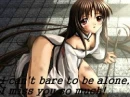 I Can't Bare to be alone