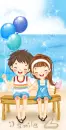 LIL COUPLE AT THE BEACH