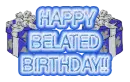 Belated Birthday