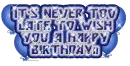 Belated Birthday