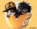 the twins as kitties