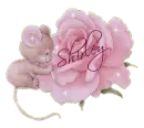 Shirley - Cute Mouse with Rose