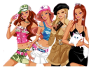 FASHION DOLLS POSING