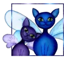 Fairy Cat With Kitten