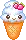 ICECREAM CONE WITH CHERRY