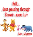 pooh and friends showin luv