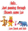 pooh and friends showin luv