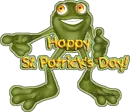 St. Patrick's Day Frog