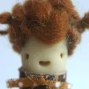 kawaii boy with crazy hair
