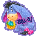 EEYORE SAYS HOLA