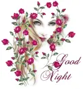 Good Night - Rose Lady Face