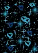 cuori blu