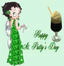 Happy St. Patrick's Day with Betty Boop
