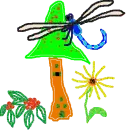 dragonfly mushroom house