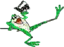 Singing dancing frog