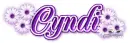 Cyndi Purple Blossom (white b/g)