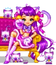 purple kitty