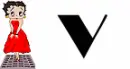 v