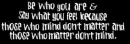 bewhoyouare