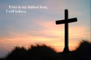 I will believe