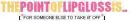 Point of lip gloss