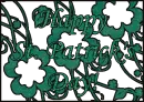 Happy St. Patrick's Day w/border