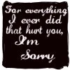 I'm Sorry