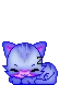 purple kitty