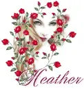 Heather - Rose Lady Face Rainbow