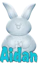 Easter Bunny Aidan