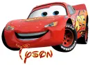 Disney Lighting McQueen with Name