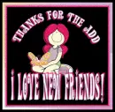 Thanks for the Add I'm love new friend