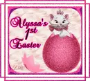Alyssa's 1st Easter