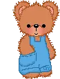 Cute Teddy Bear With Hearts