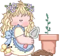 Cute Girl With Flowers